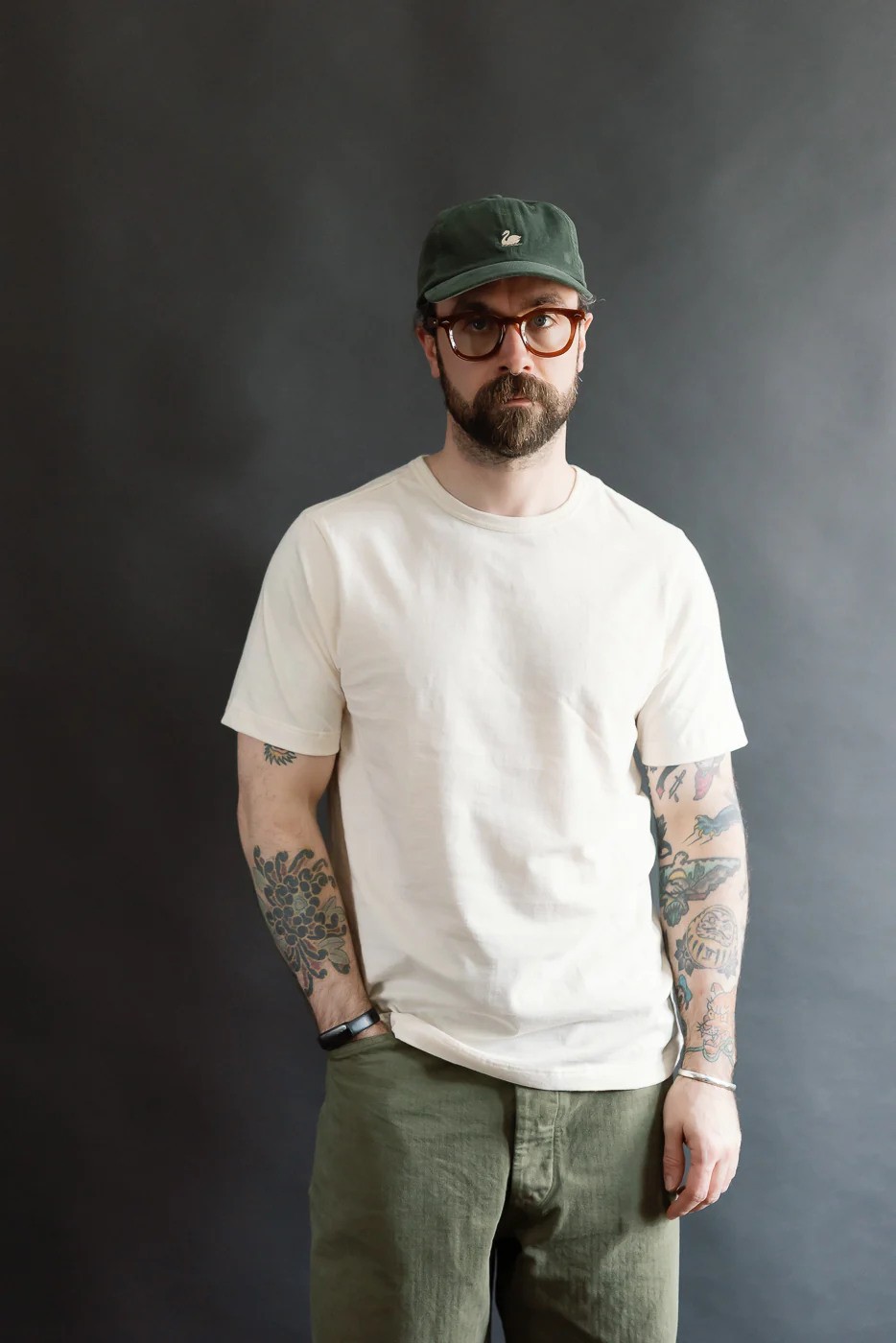 1950s.02 - 4.6oz Loopwheeled T-Shirt Classic Fit - Nature - Image 13