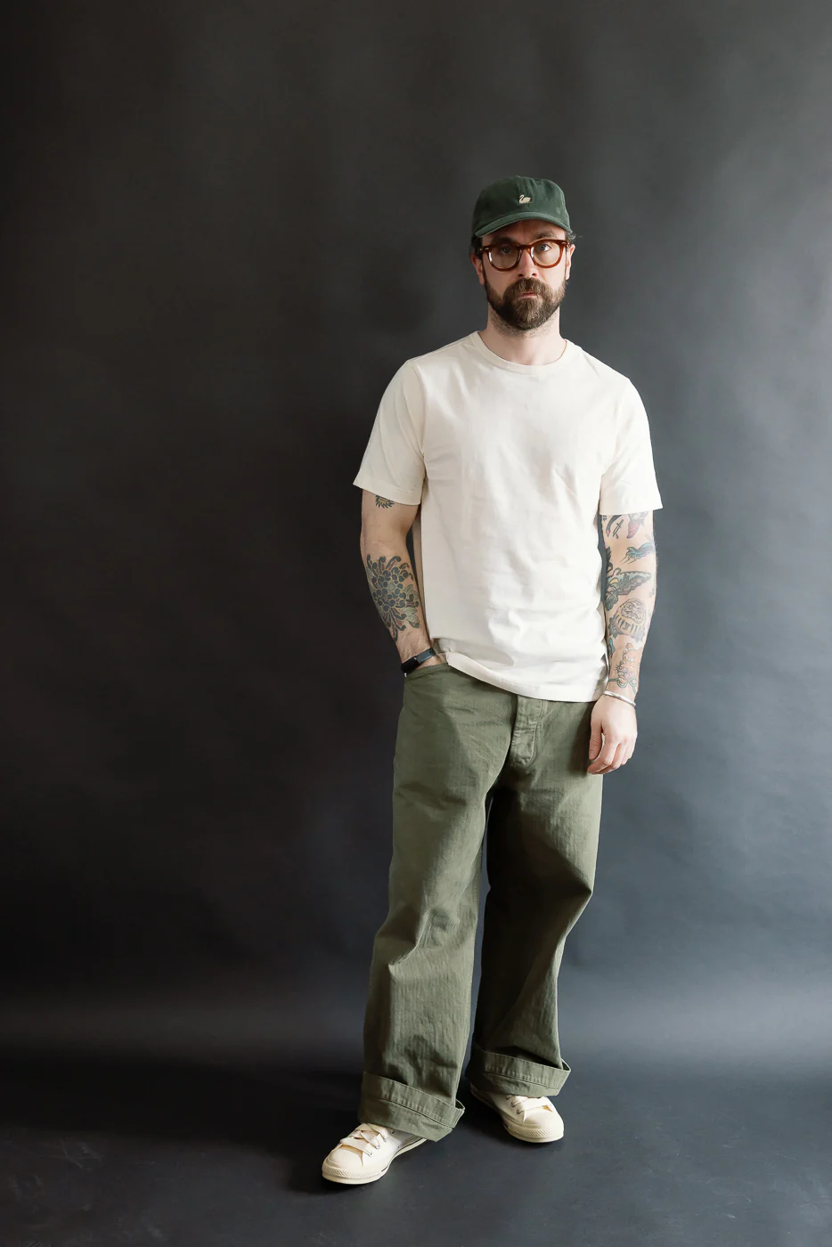 1950s.02 - 4.6oz Loopwheeled T-Shirt Classic Fit - Nature - Image 5