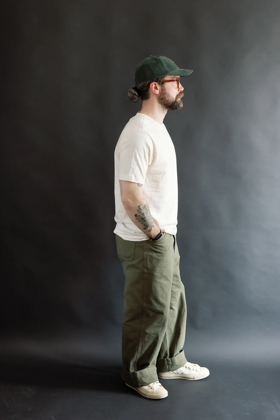 1950s.02 - 4.6oz Loopwheeled T-Shirt Classic Fit - Nature - Image 6