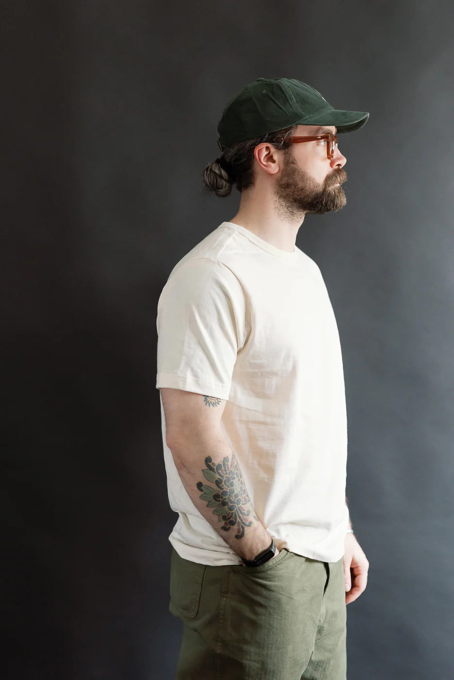 1950s.02 - 4.6oz Loopwheeled T-Shirt Classic Fit - Nature - Image 9
