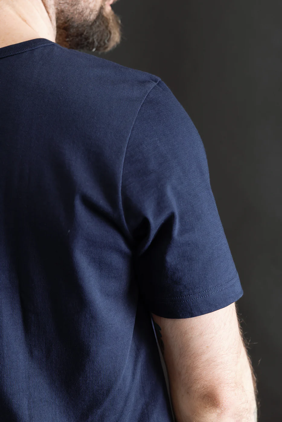 1950s.66 - 4.6oz Loopwheeled T-Shirt Classic Fit - Ink Blue - Image 15