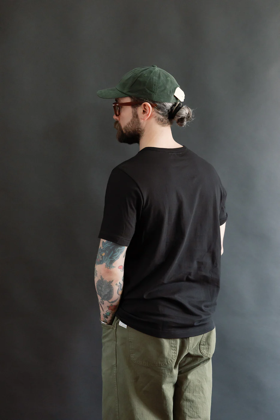 1950s.99 - 4.6oz Loopwheeled T-Shirt Classic Fit - Deep Black - Image 11