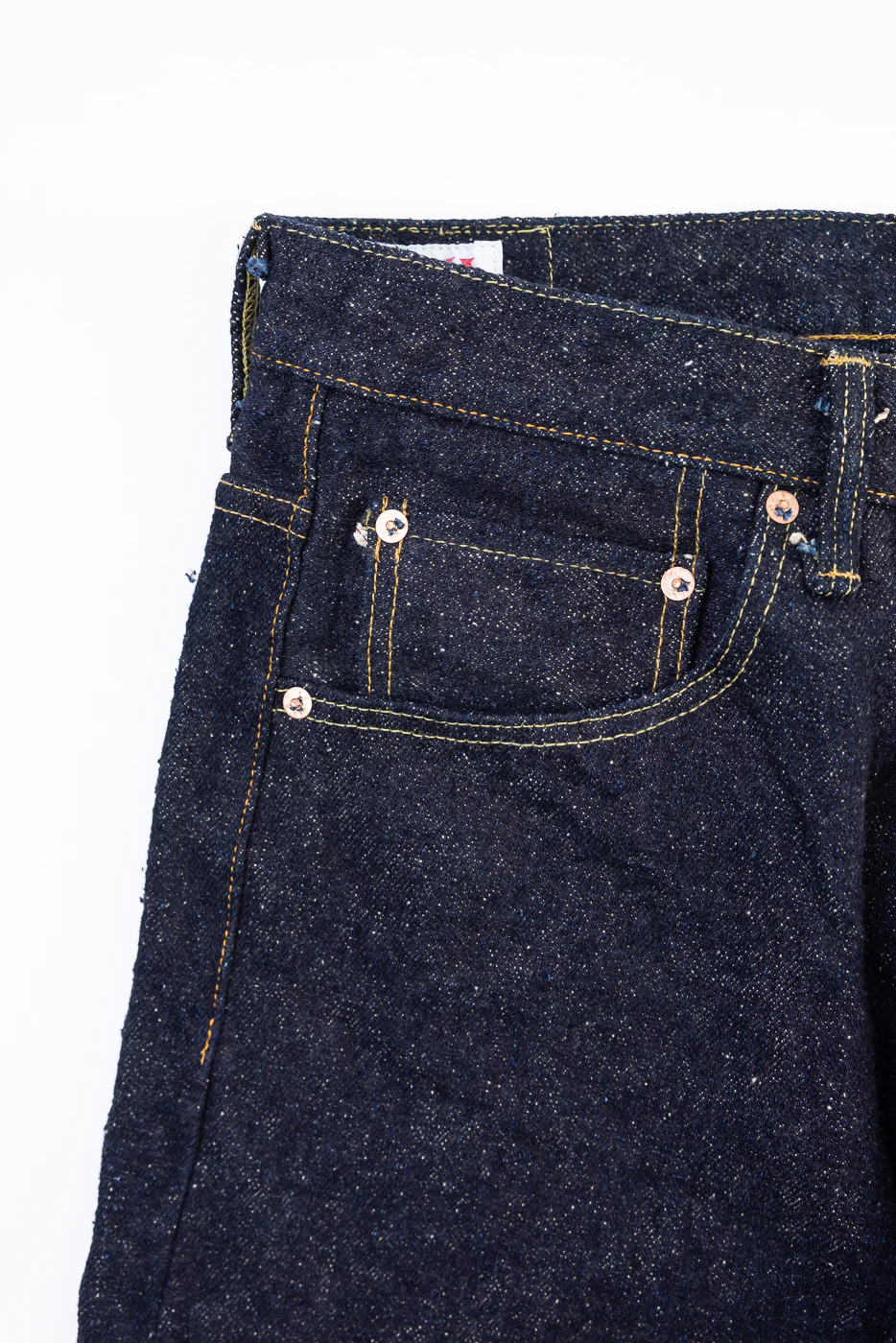 200-ASPHALT - 20oz "Asphalt" Selvedge Denim - Wide Straight - Image 4