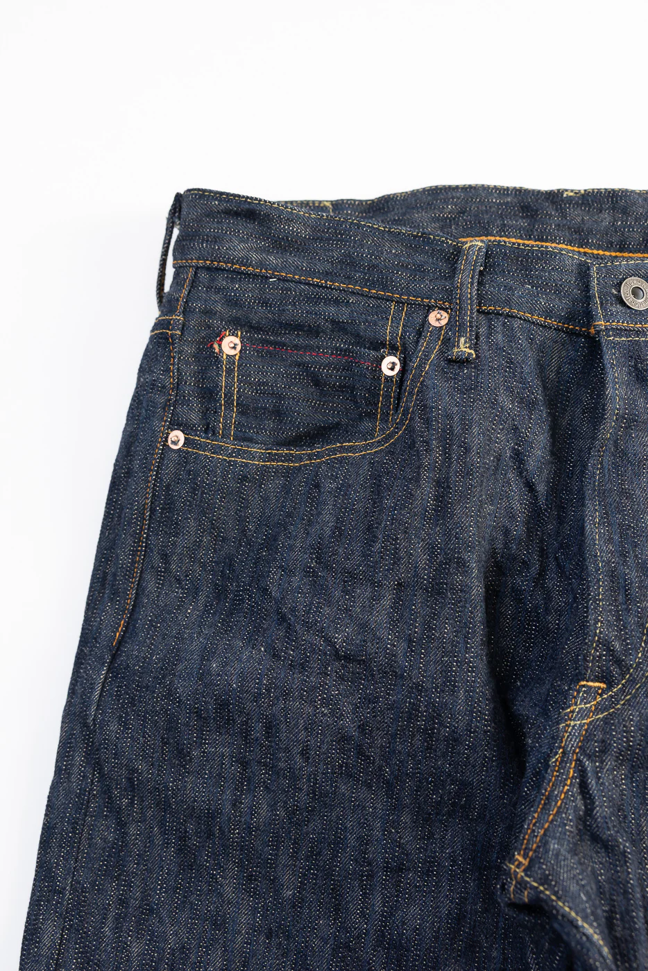 200-鬼KASE - 16oz "Kase Denim" Selvedge Jeans - Wide Straight - Image 3