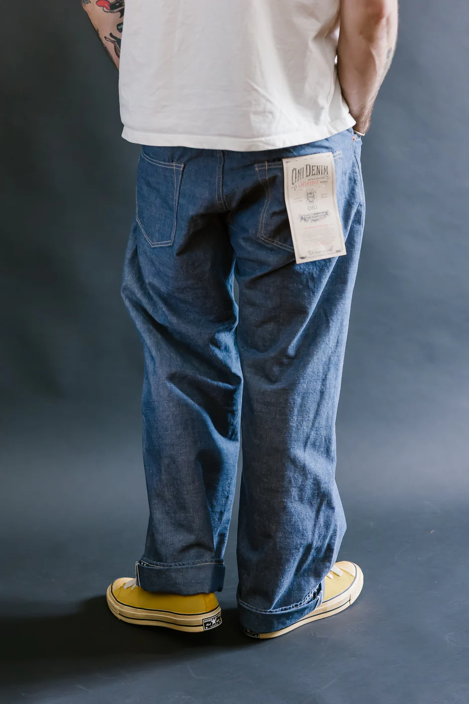 200-HCSV - 8oz "Selvedge Chambray" Denim - Wide Straight - Image 13