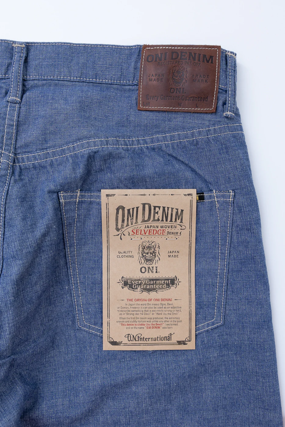 200-HCSV - 8oz "Selvedge Chambray" Denim - Wide Straight - Image 2