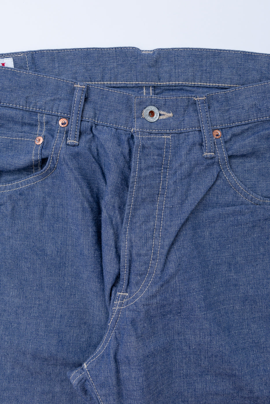 200-HCSV - 8oz "Selvedge Chambray" Denim - Wide Straight - Image 3