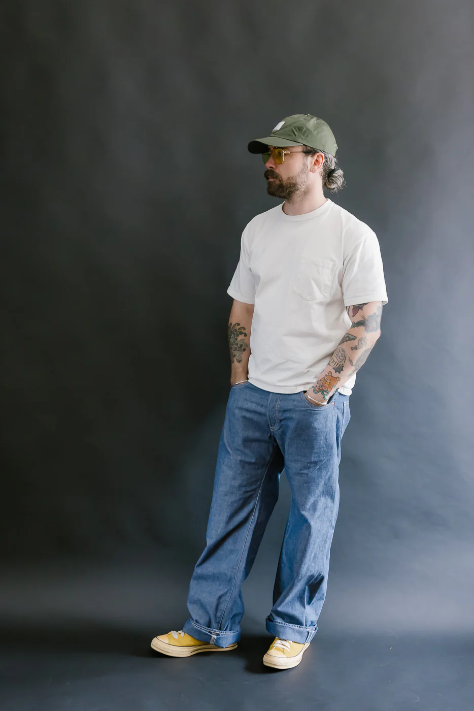 200-HCSV - 8oz "Selvedge Chambray" Denim - Wide Straight - Image 8