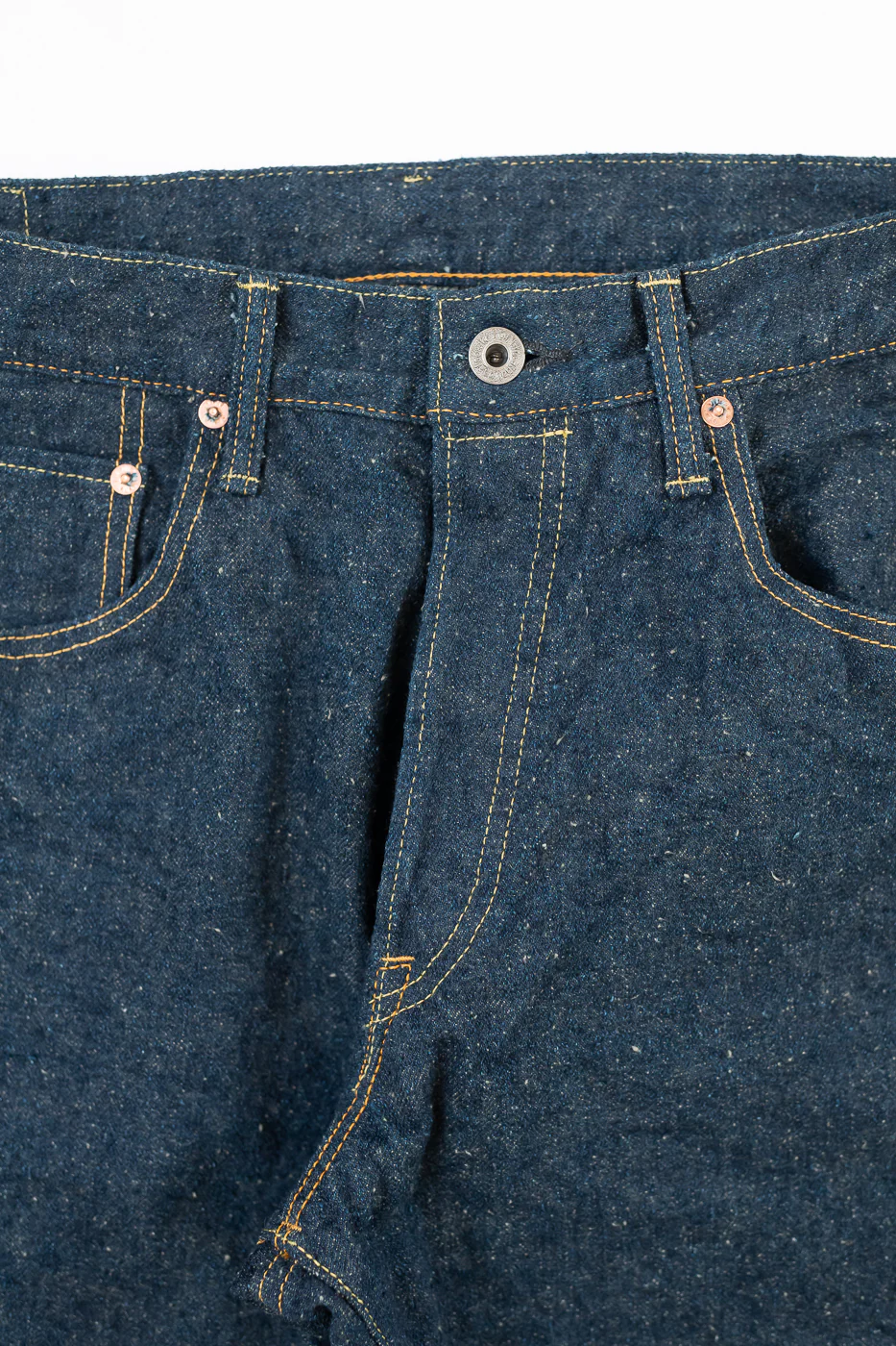 200CCD-GOLV - 15oz "Concrete Denim Grey Olive" Selvedge Denim - Wide Straight - Image 3