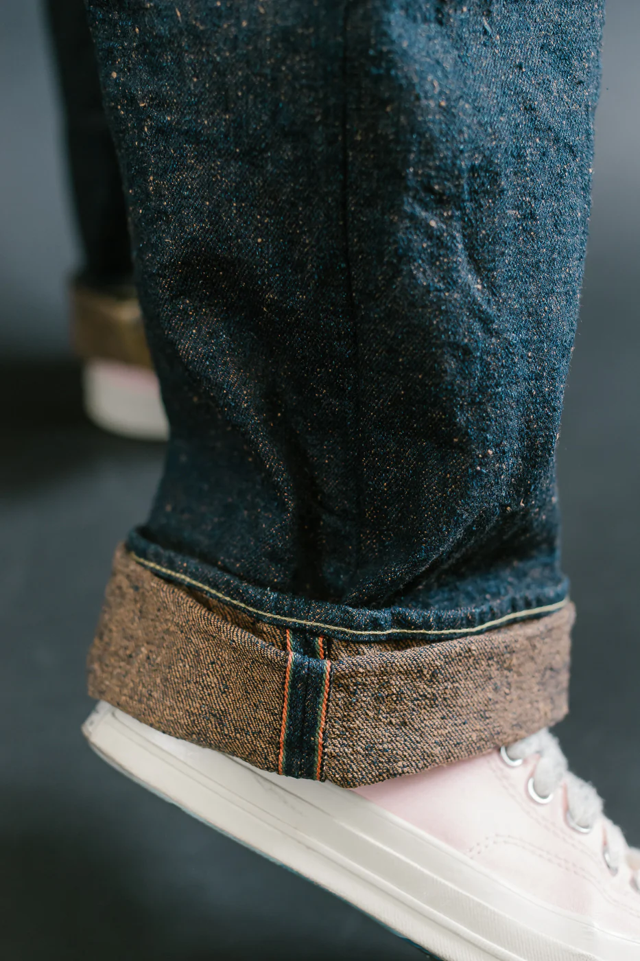 200CCD-MOCA - 15oz "Concrete Denim Mocha" Selvedge Denim - Wide Straight - Image 18