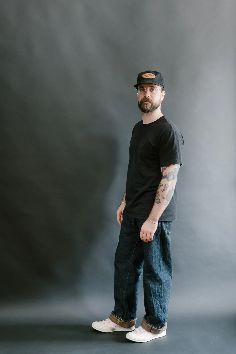 200CCD-MOCA - 15oz "Concrete Denim Mocha" Selvedge Denim - Wide Straight - Image 8
