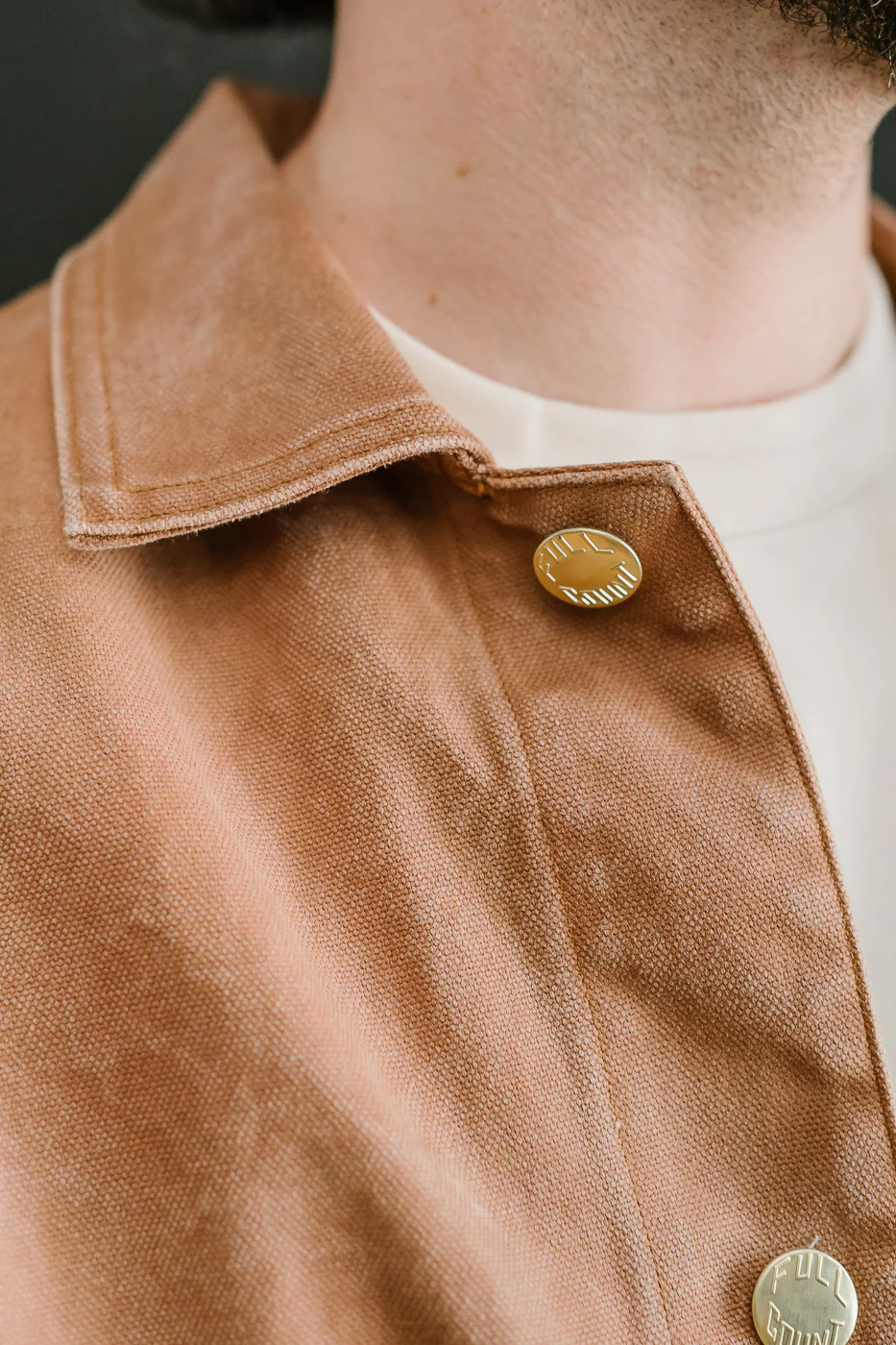2015-12 - Early 1900s Persimmon Tannin Dye Heavy Duck Chore Jacket - Brown - Image 18
