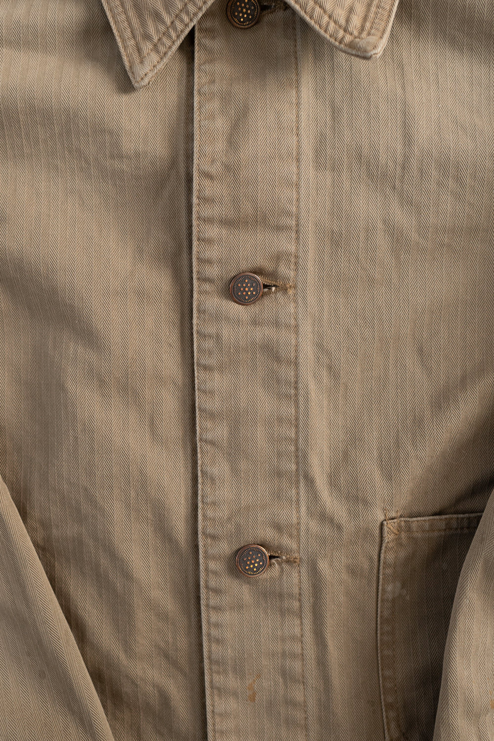 2015-9 - HBT Military Chore Jacket - Olive Drab - Image 4