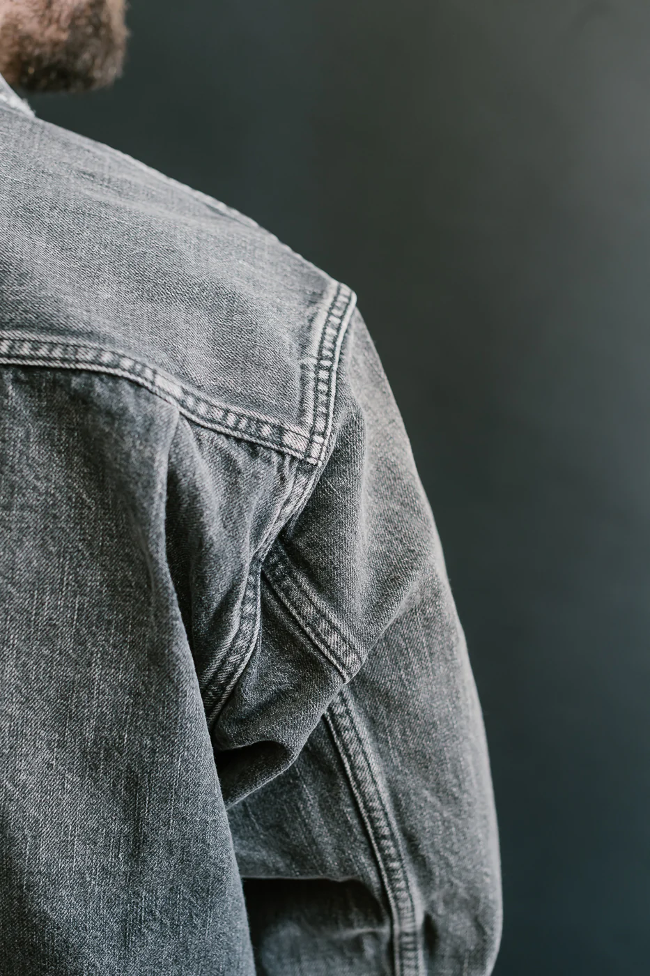 2102BKHW - 13.7oz Black Selvedge Denim Dartford - Type II - Image 24