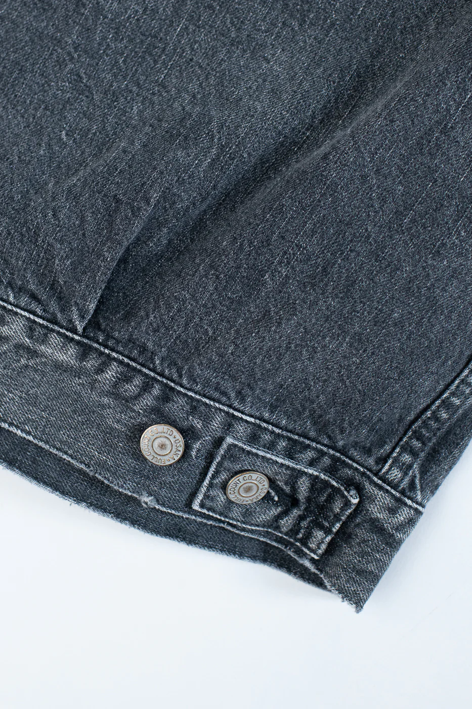 2102BKHW - 13.7oz Black Selvedge Denim Dartford - Type II - Image 6