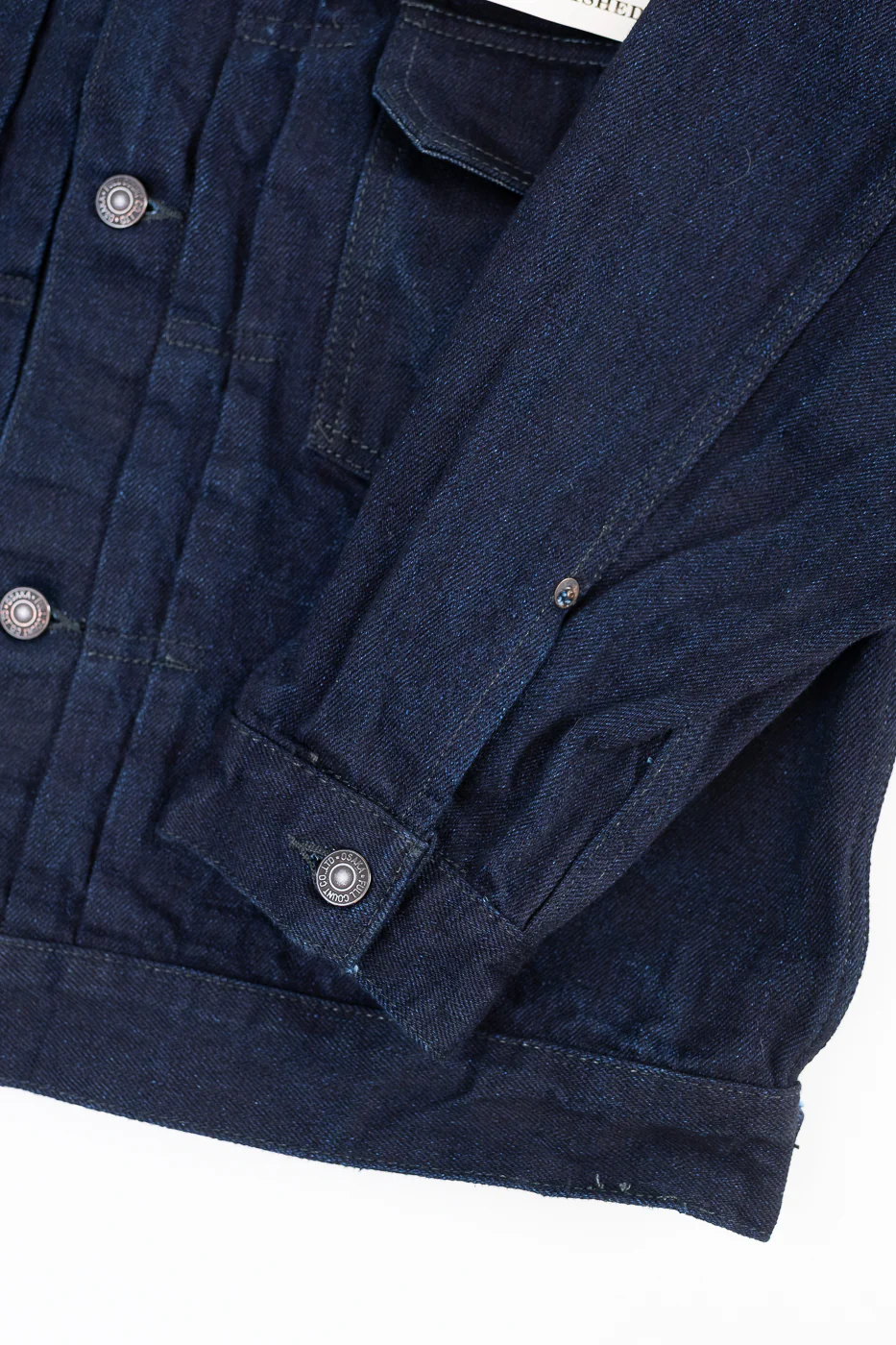 2102SRB - 15.5oz Super Rough Selvedge Type II Jacket - Indigo x Black - Image 5