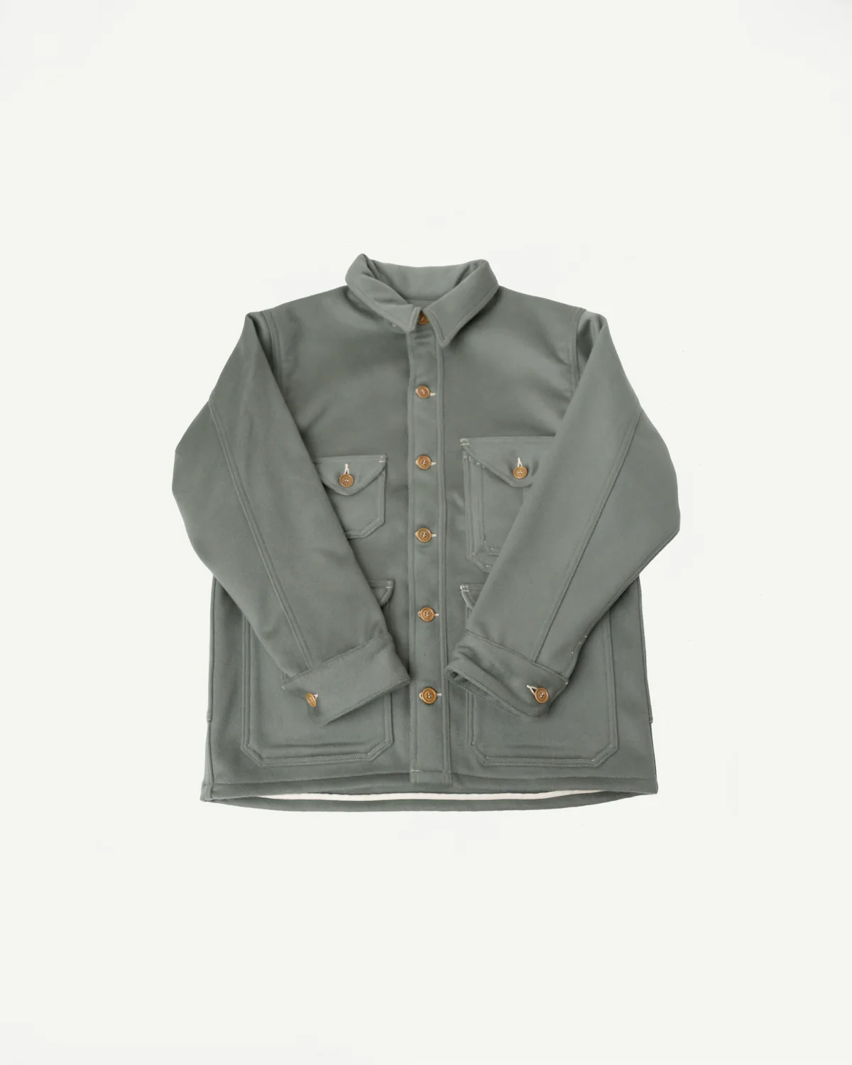 2106R-BMG - Cruzer 5-R Beaver Melton Jacket - Pale Green