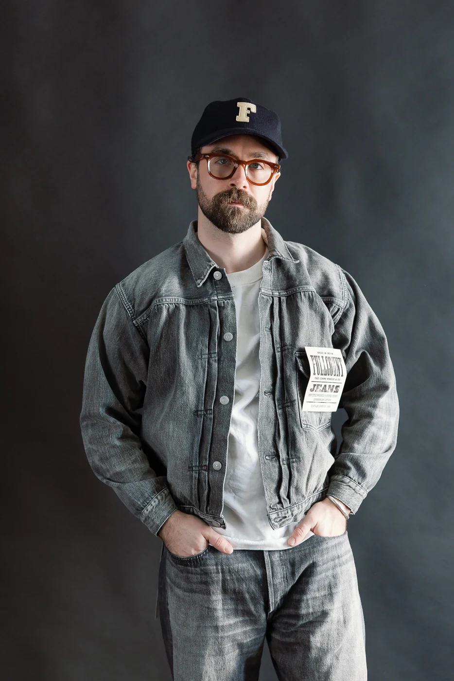 2107BKSSHW - 11.5oz "Super Smooth" Black Selvedge Denim Dartford Jacket - Type I - Image 10