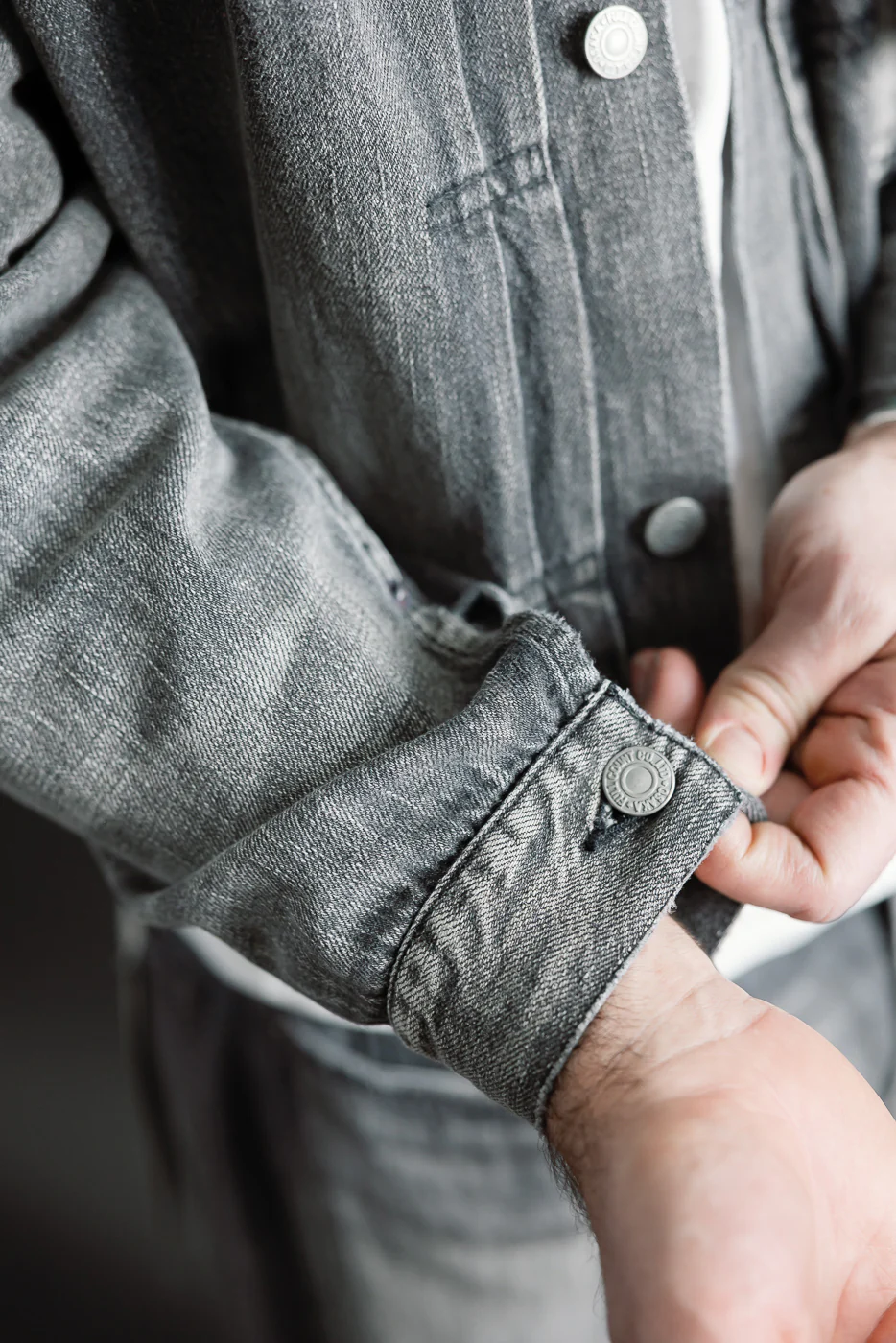 2107BKSSHW - 11.5oz "Super Smooth" Black Selvedge Denim Dartford Jacket - Type I - Image 20