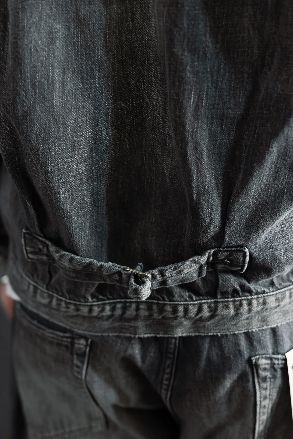 2107BKSSHW - 11.5oz "Super Smooth" Black Selvedge Denim Dartford Jacket - Type I - Image 23