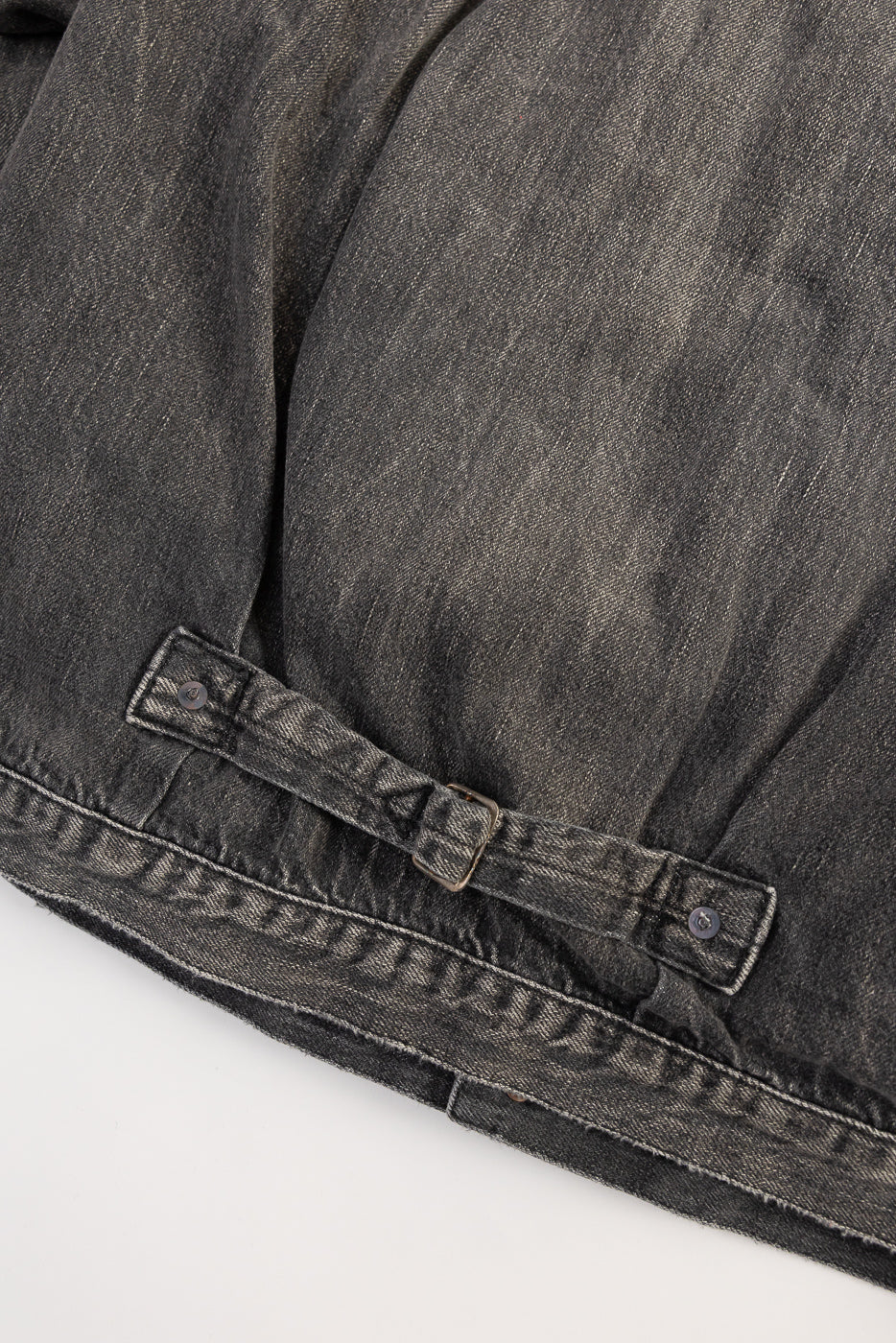 2107BKSSHW - 11.5oz "Super Smooth" Black Selvedge Denim Dartford Jacket - Type I - Image 5