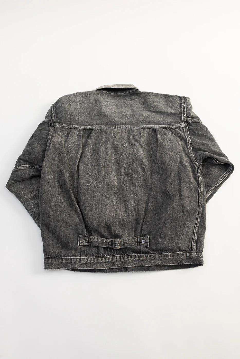 2107BKSSHW - 11.5oz "Super Smooth" Black Selvedge Denim Dartford Jacket - Type I - Image 6