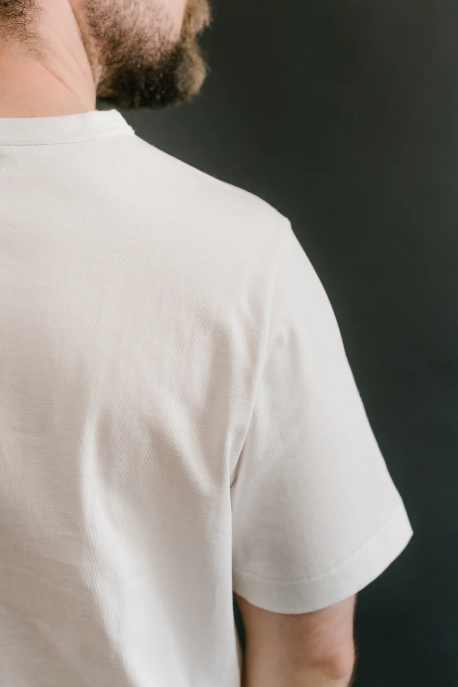 214.01 - 7.2oz Loopwheeled Relax Fit Midweight T-Shirt - White - Image 19