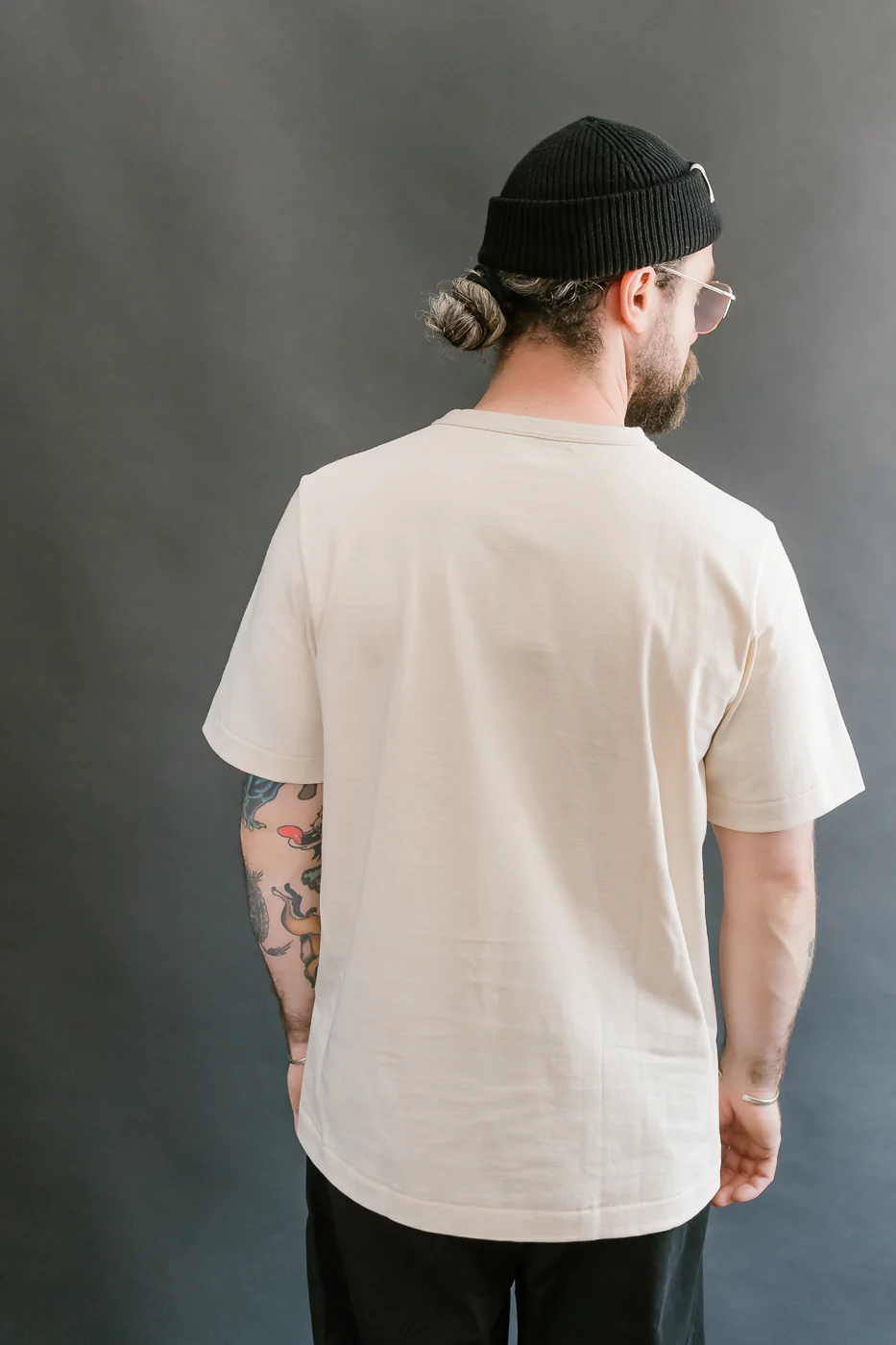 214.02 - 7.2oz Loopwheeled Relax Fit Midweight T-Shirt - Nature - Image 11