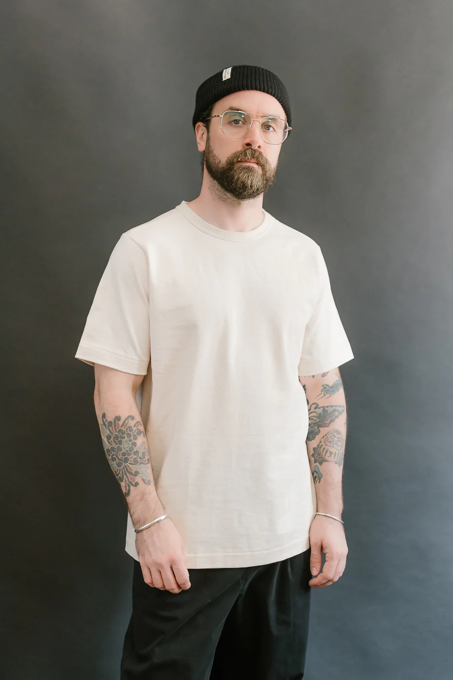 214.02 - 7.2oz Loopwheeled Relax Fit Midweight T-Shirt - Nature - Image 13