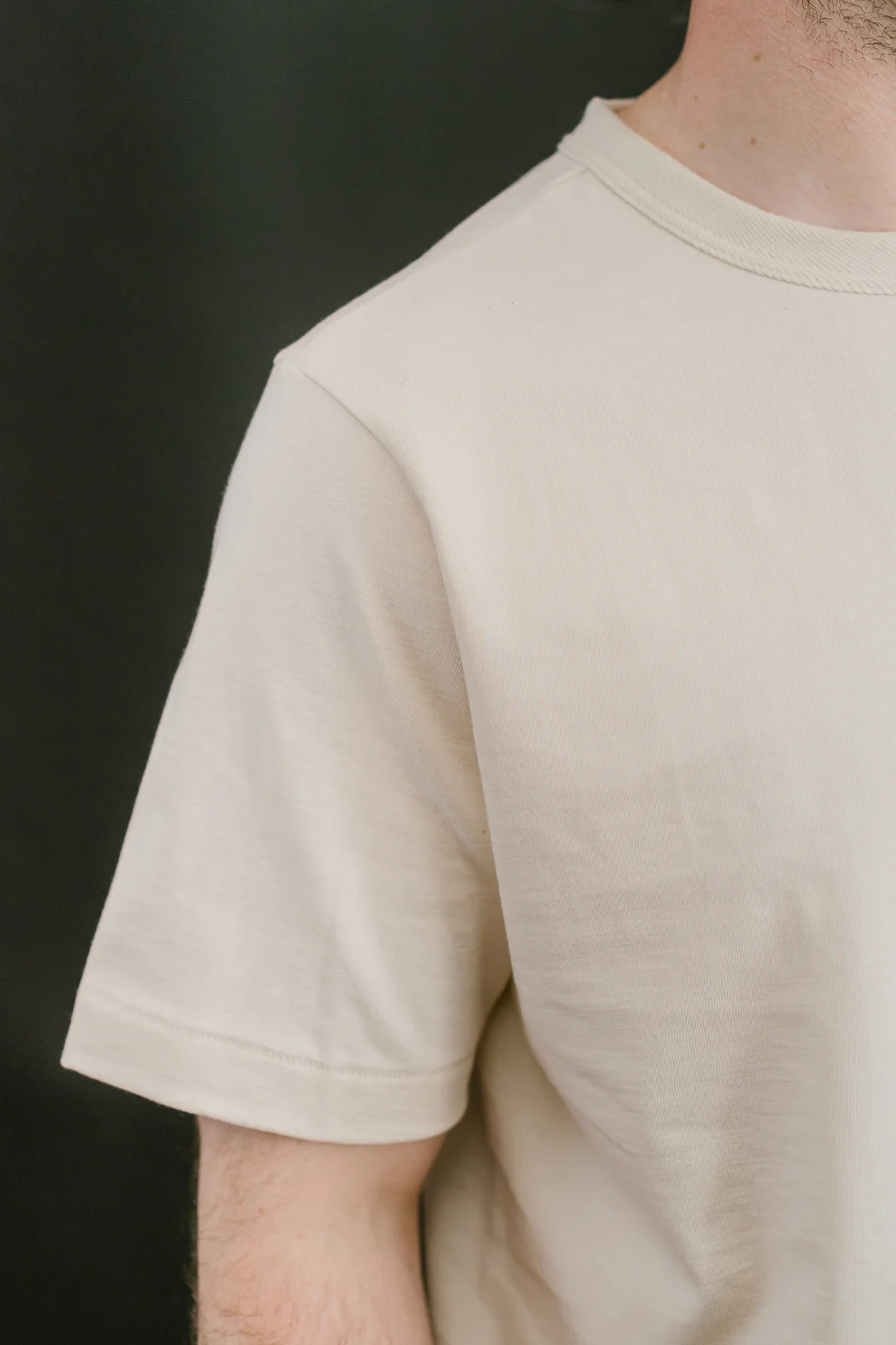 214.02 - 7.2oz Loopwheeled Relax Fit Midweight T-Shirt - Nature - Image 15