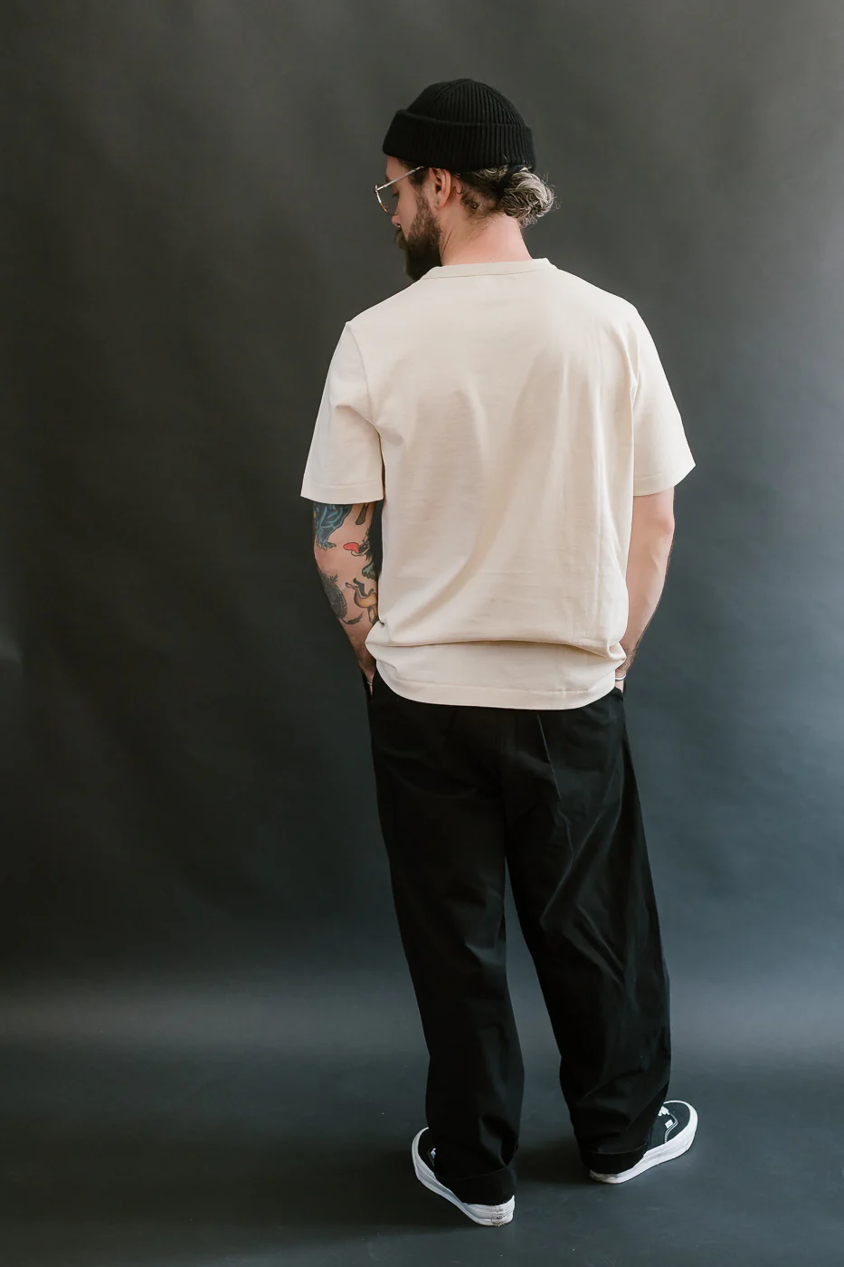 214.02 - 7.2oz Loopwheeled Relax Fit Midweight T-Shirt - Nature - Image 7