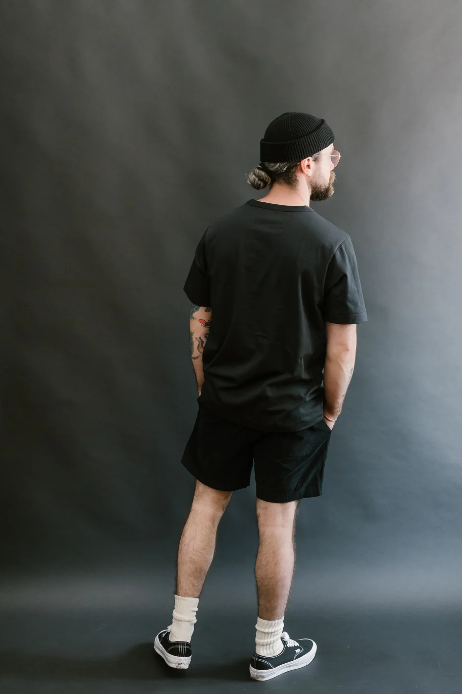 214.98 - 7.2oz Loopwheeled Relax Fit Midweight T-Shirt - Charcoal - Image 7
