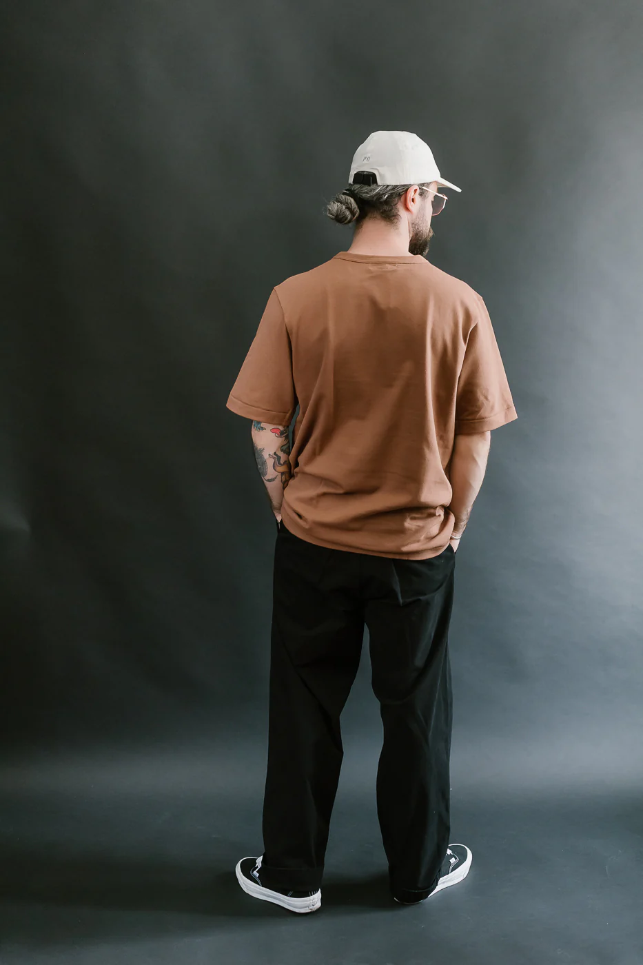 214PK.12 - 7.2oz Loopwheeled Relax Fit Pikée T-Shirt - Nut - Image 7