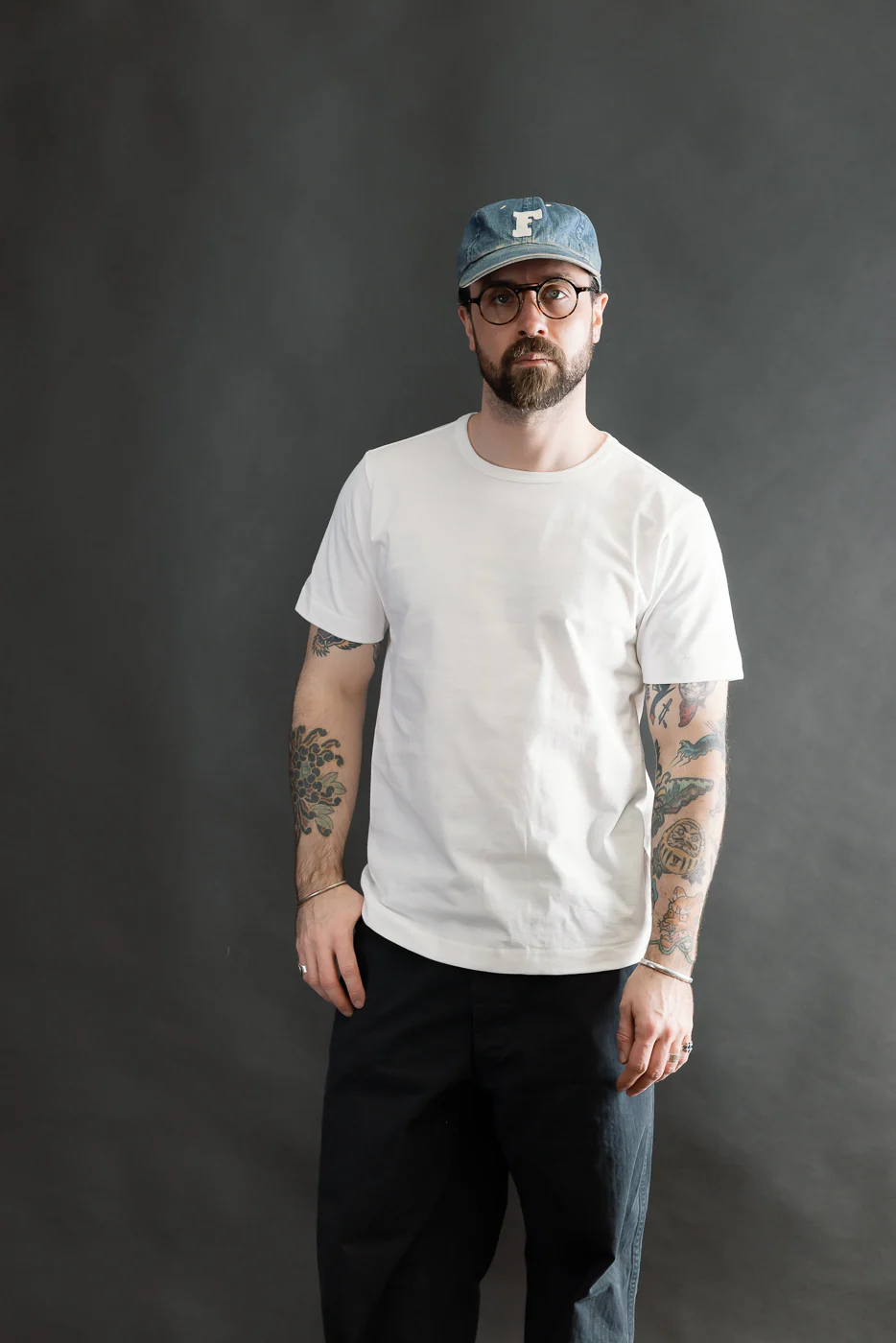 215.01 - 7.2oz Loopwheeled T-Shirt Classic Fit - White - Image 13