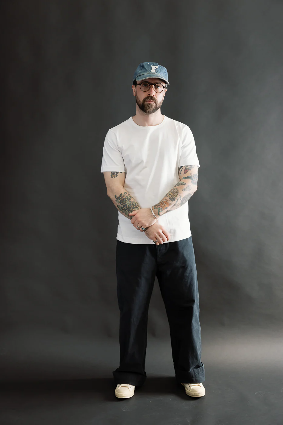 215.01 - 7.2oz Loopwheeled T-Shirt Classic Fit - White - Image 5