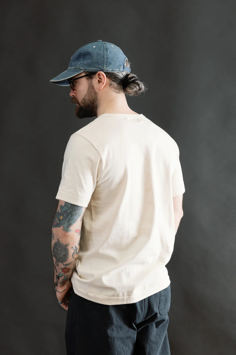215.02 - 7.2oz Loopwheeled T-Shirt Classic Fit - Nature - Image 11