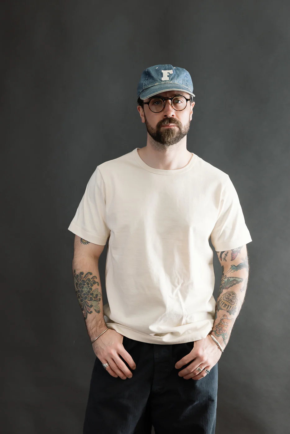 215.02 - 7.2oz Loopwheeled T-Shirt Classic Fit - Nature - Image 13