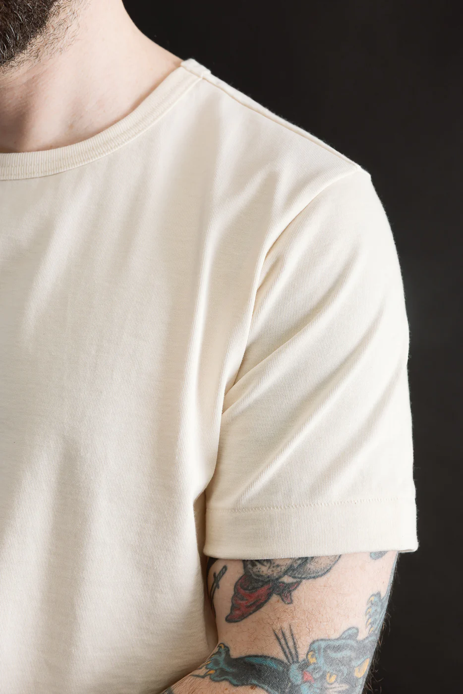 215.02 - 7.2oz Loopwheeled T-Shirt Classic Fit - Nature - Image 14