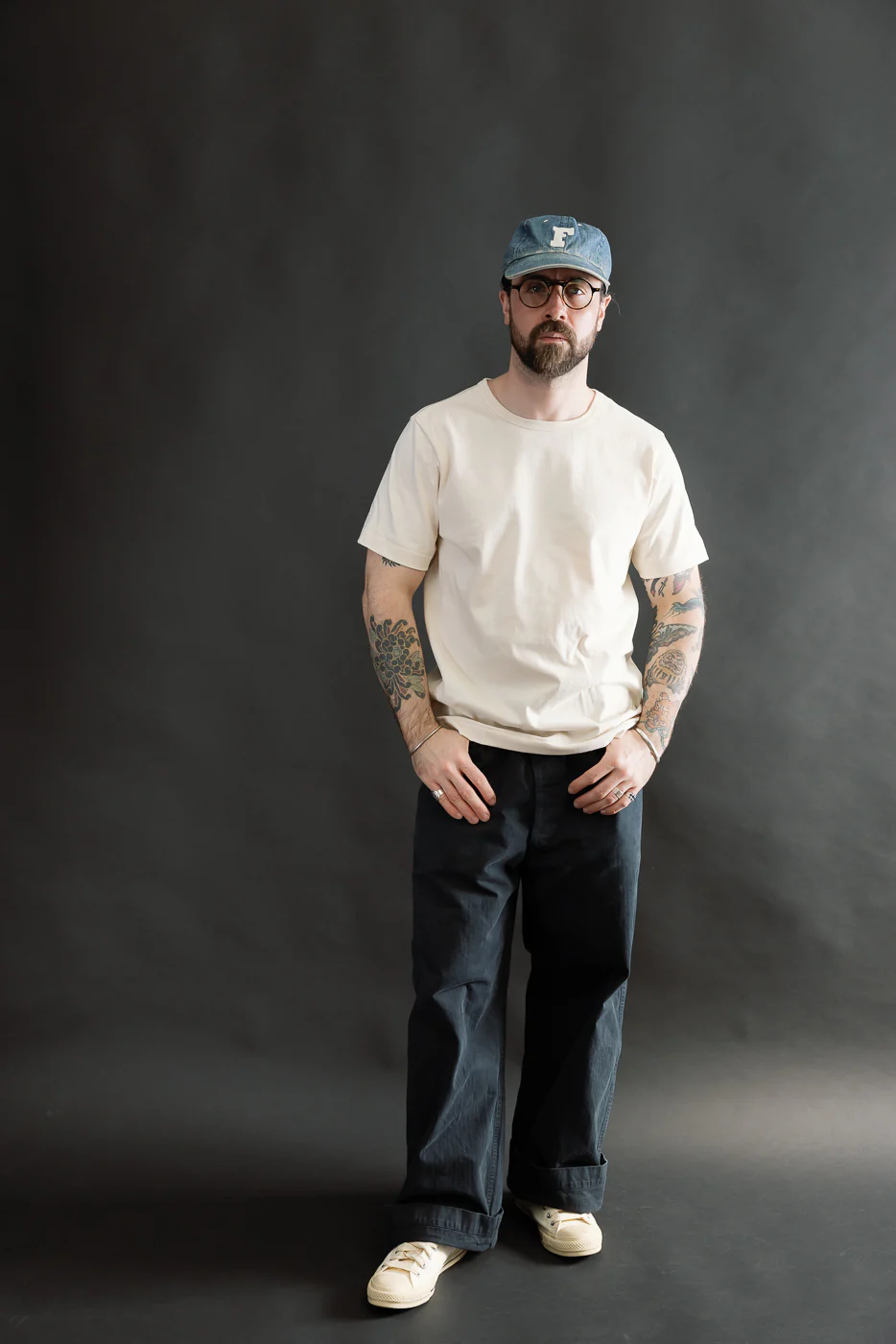 215.02 - 7.2oz Loopwheeled T-Shirt Classic Fit - Nature - Image 5