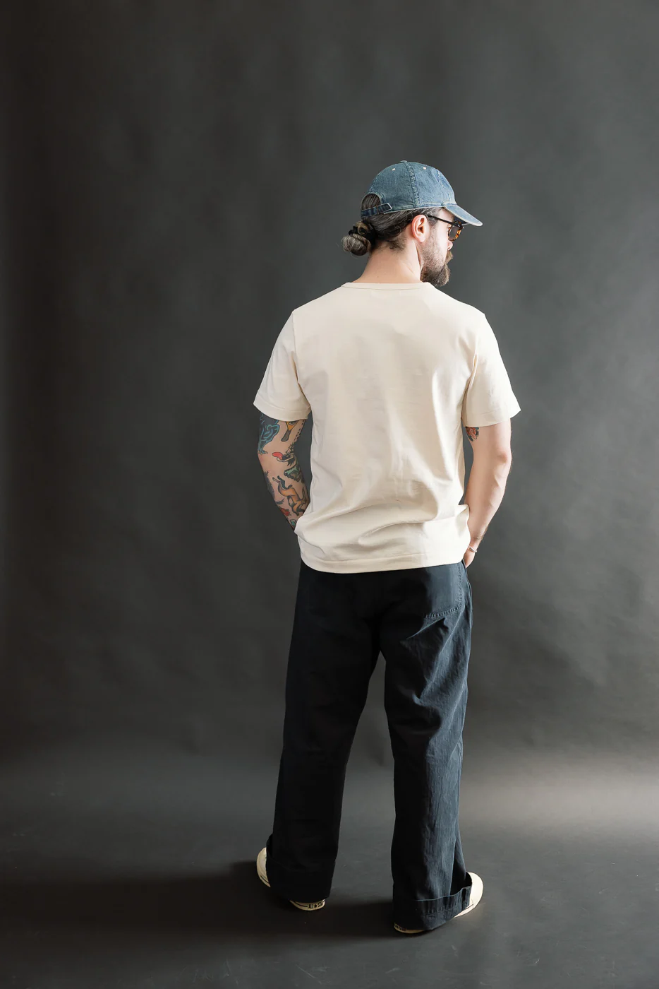 215.02 - 7.2oz Loopwheeled T-Shirt Classic Fit - Nature - Image 7
