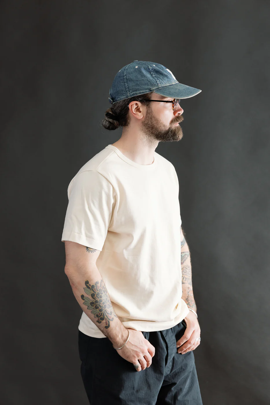 215.02 - 7.2oz Loopwheeled T-Shirt Classic Fit - Nature - Image 9