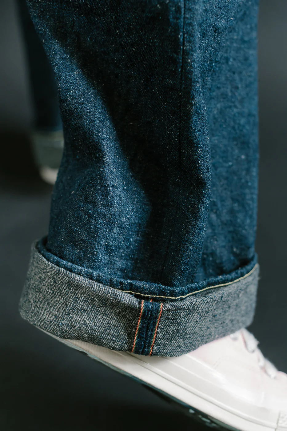 222CCD-GOLV - 15oz "Concrete Denim Grey Olive" Selvedge Denim - Super Wide Straight - Image 20