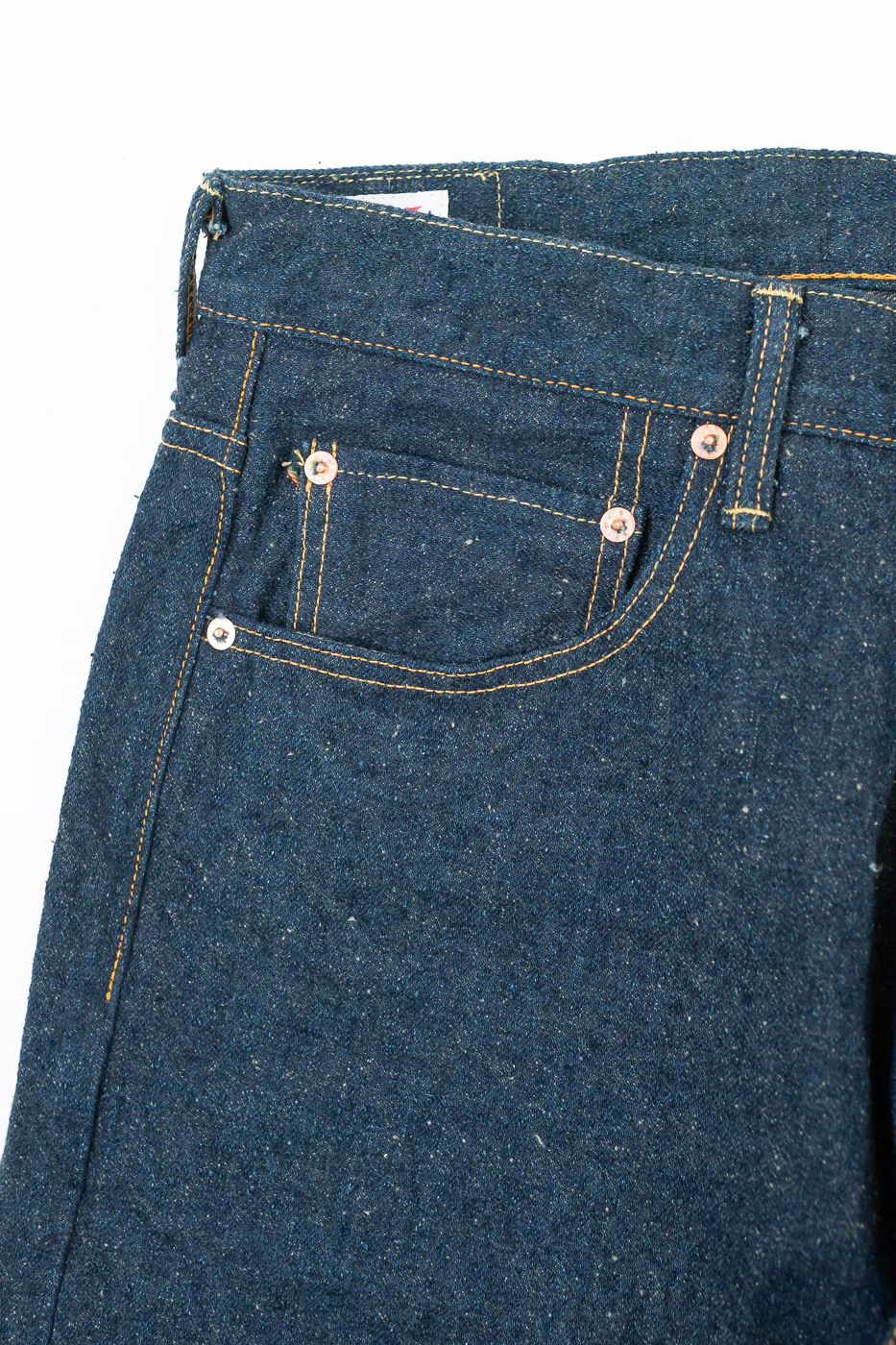 222CCD-GOLV - 15oz "Concrete Denim Grey Olive" Selvedge Denim - Super Wide Straight - Image 4
