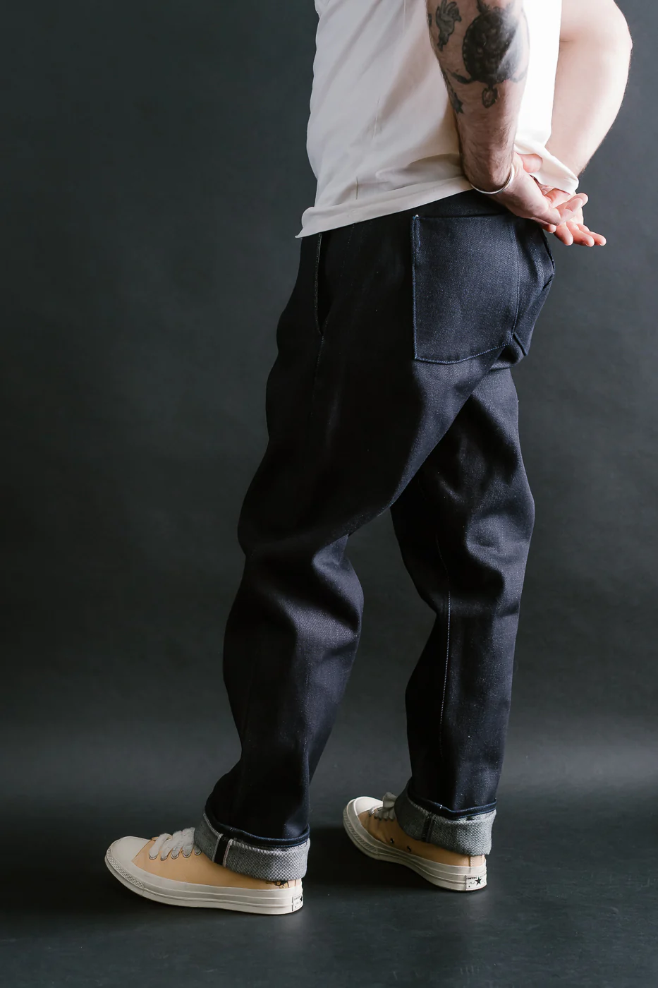 22oz - Heavyweight Selvedge Work Trouser - Indigo - Image 13