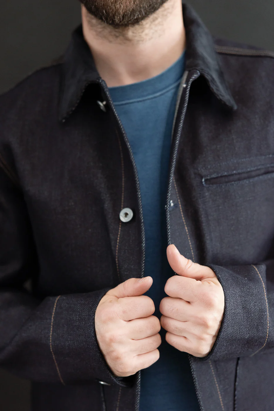 22oz - Selvedge Denim Supply Jacket - Indigo - Image 18
