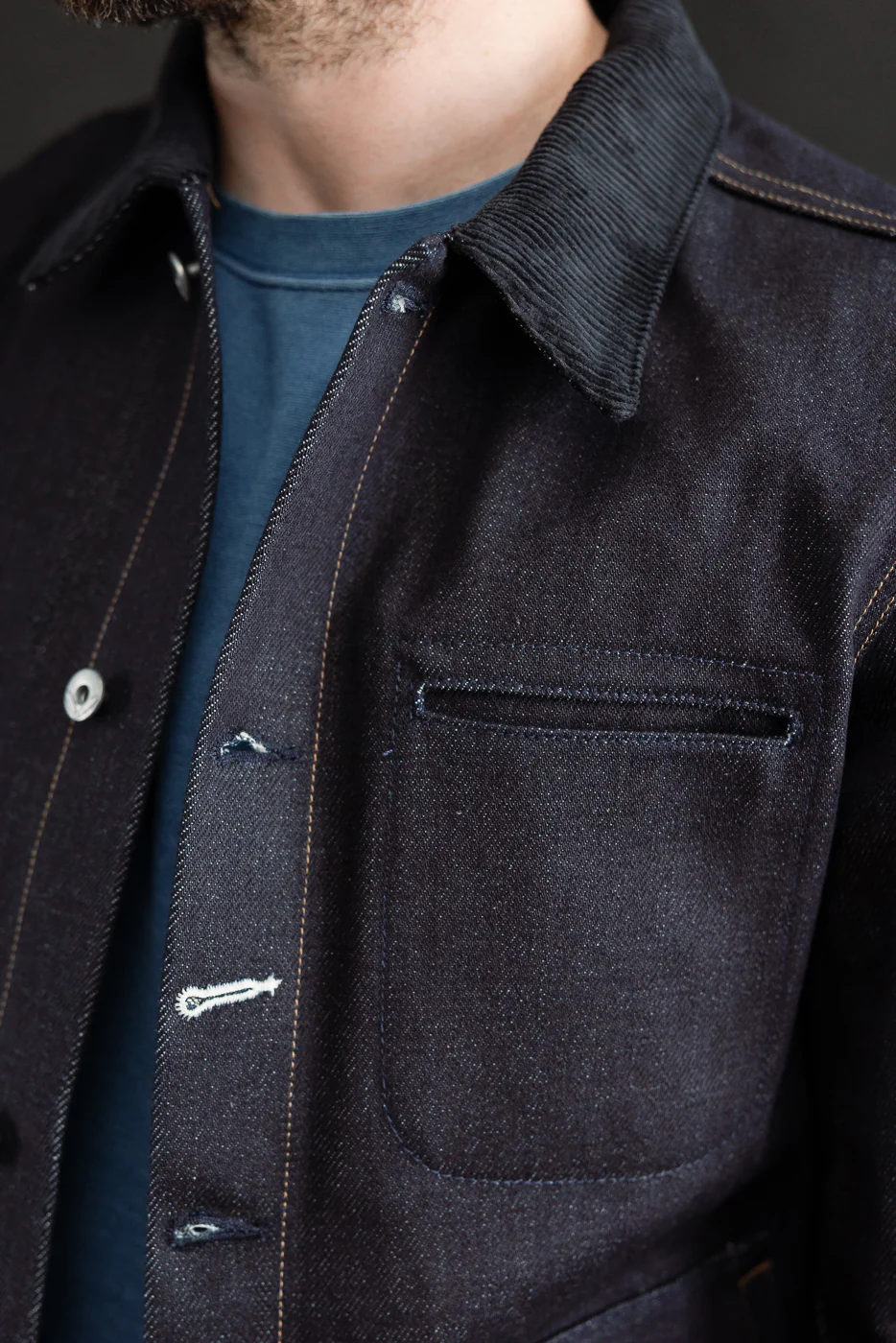 22oz - Selvedge Denim Supply Jacket - Indigo - Image 23