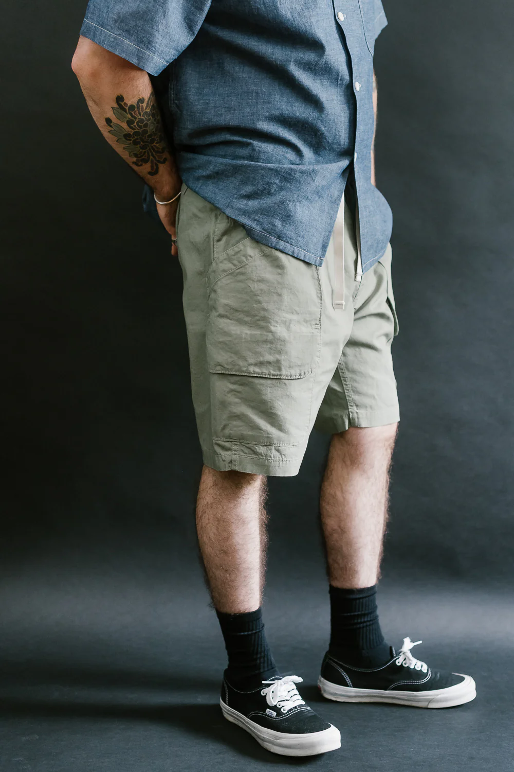 2323E-HCP2 - EZ Dee's Poplin Shorts - Sage - Image 11