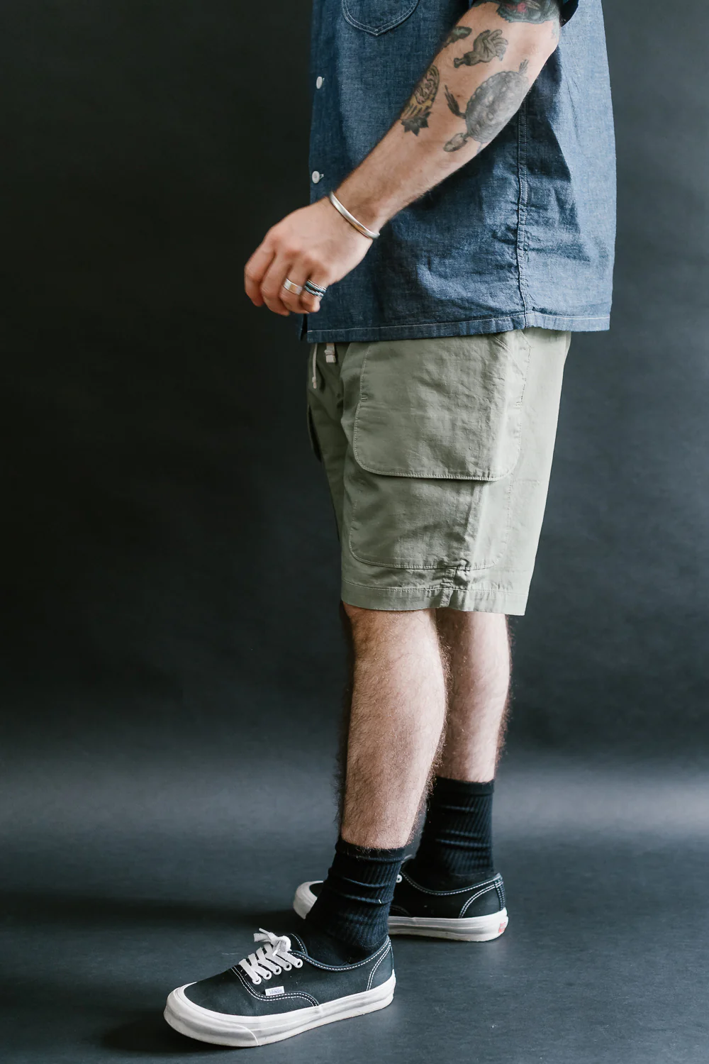 2323E-HCP2 - EZ Dee's Poplin Shorts - Sage - Image 14
