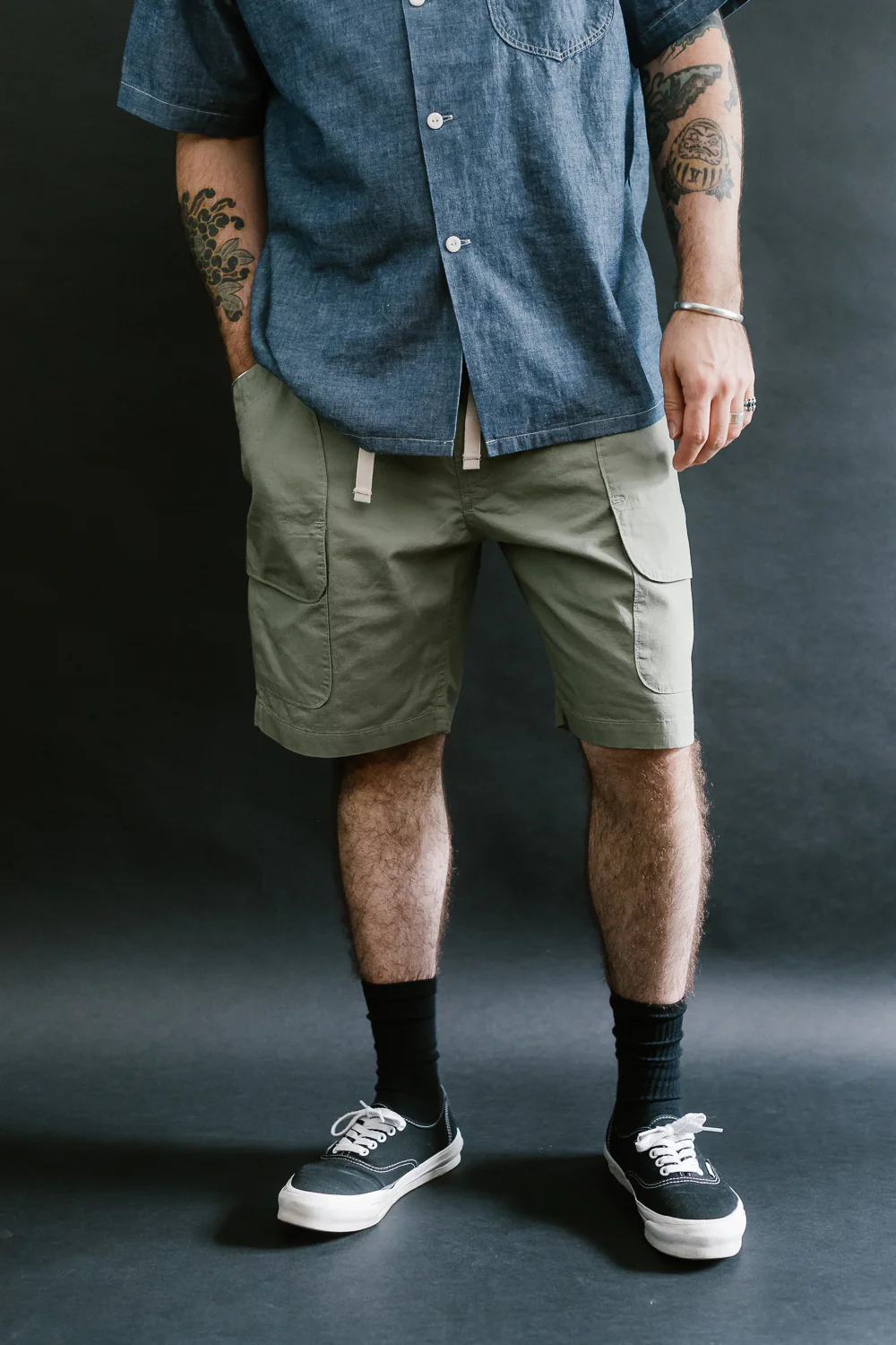 2323E-HCP2 - EZ Dee's Poplin Shorts - Sage - Image 15