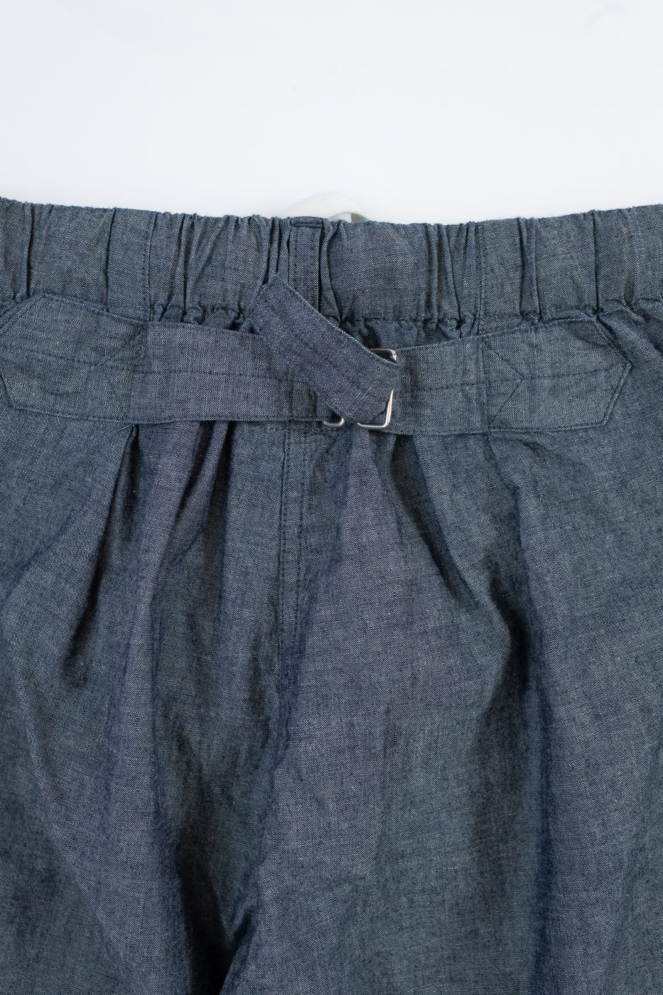 2323E-MC - E-Z Dee's Shorts Medium Weight Chambray - Indigo - Image 2